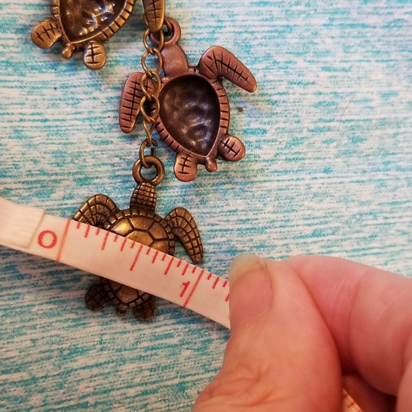 NWT Turtle Charms Copper Atq Gold Plated 8Pc - Picture 5 of 8